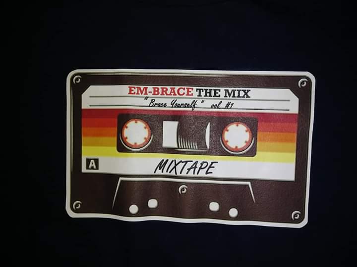 emBrace the Mix on Short Sleeve Black t-shirt