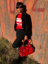 Load image into Gallery viewer, Brace Yourself DC- Short Sleeve Red T-Shirt