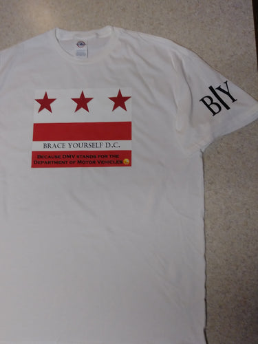 Brace Yourself DC- Short Sleeve White T-Shirt