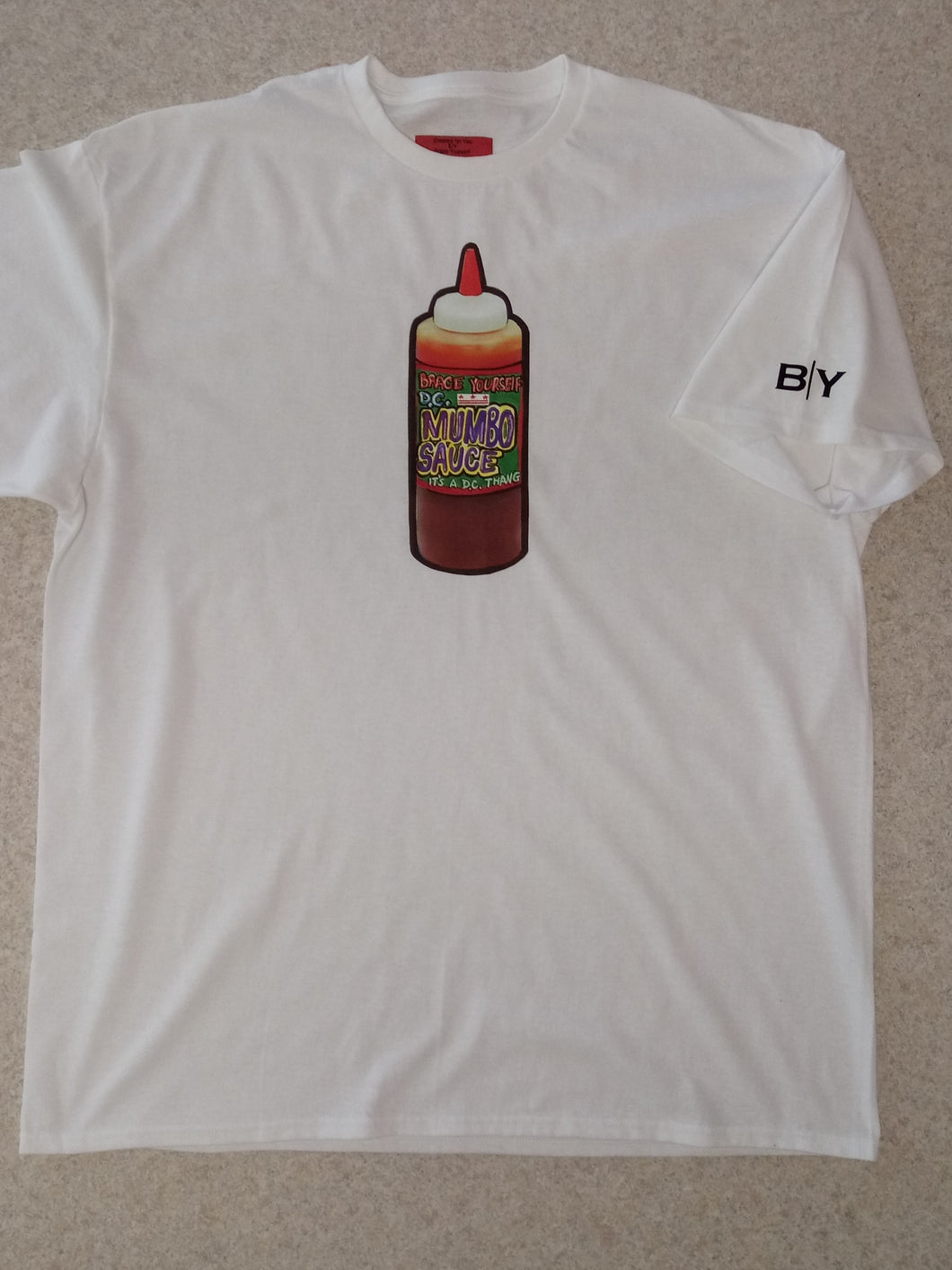 White Mumbo Sauce Short Sleeve T-Shirt
